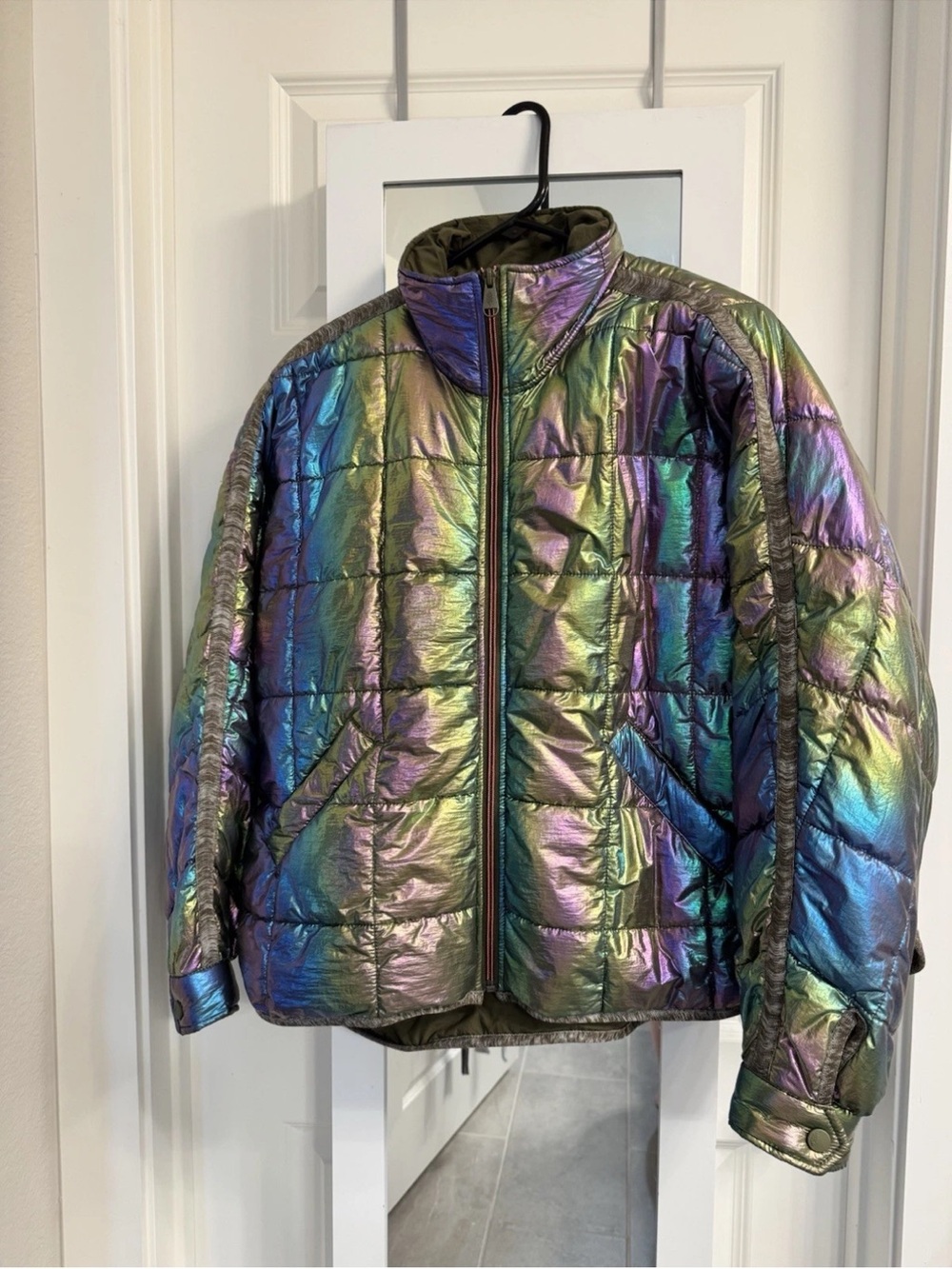Free People Iridescent Time to Shine Pippa Packable Puffer Jacket - Picture 5 of 9